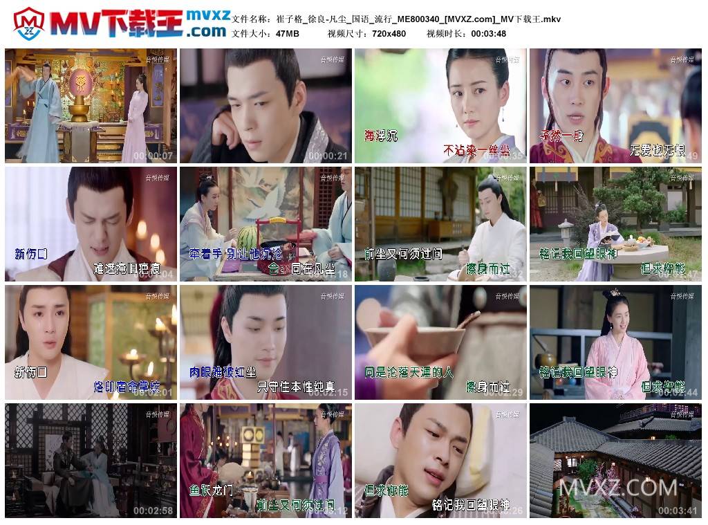 崔子格_徐良-凡尘_国语_流行_ME800340